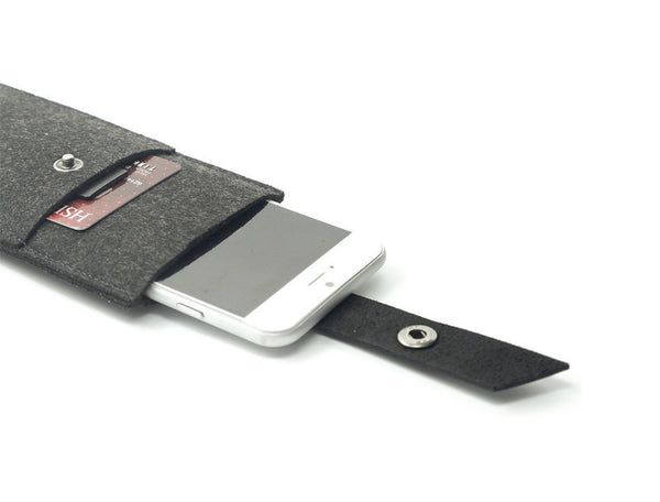 iPhone 6 Wallet - Black Charbonize