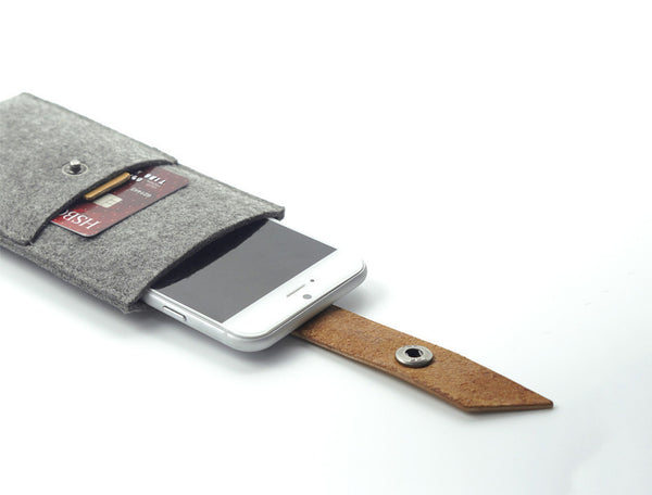 iPhone 6 Wallet - Grey Charbonize