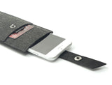 iPhone 6 Plus Wallet - Black Charbonize