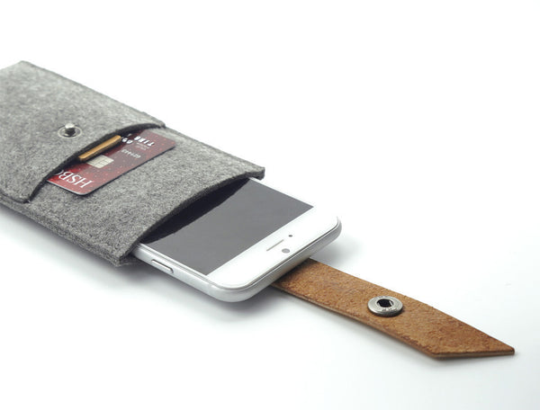 iPhone 6 Plus Wallet - Grey Charbonize