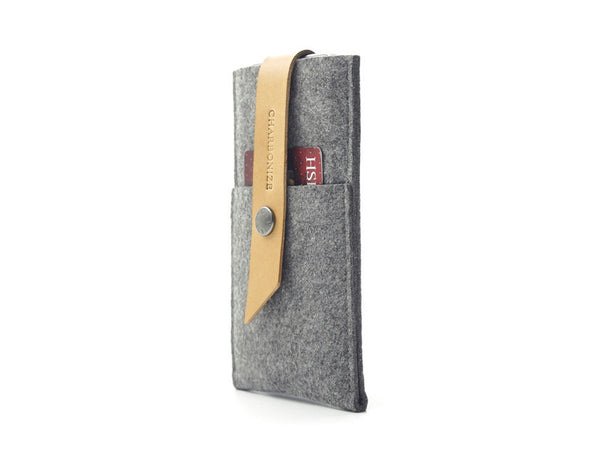 iPhone 6 Plus Wallet - Grey Charbonize