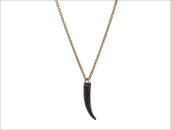 Black zircon on black rhodium