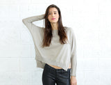 Kimono Cut Sweater, Stone Naftul