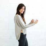 Kimono Cut Sweater, Stone Naftul