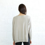 Kimono Cut Sweater, Stone Naftul