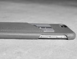 Leather Wallet Case for iPhone 6 - Grey