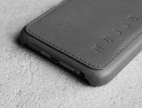 Leather Wallet Case for iPhone 6 - Grey