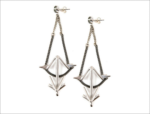 Leona Earrings Silver