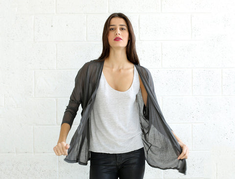 Love Cardigan, Dark Grey