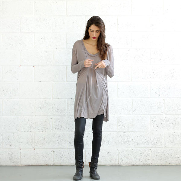 Love Dress, Light Grey Naftul