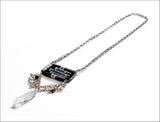 BLACK Collection Magic Crystal Pendant Necklace