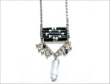 BLACK Collection Magic Crystal Pendant Necklace