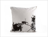 Handmade Black & White Monkey Pillow Cover