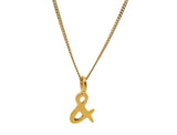 & - What? Pendant (Gold Vermeil)