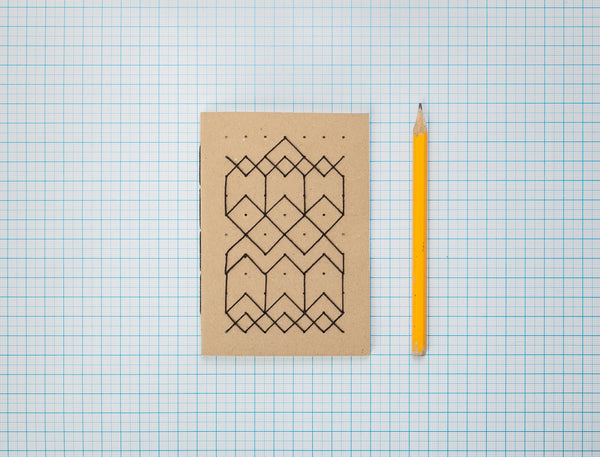 Embroidered A6 Sketchbook
