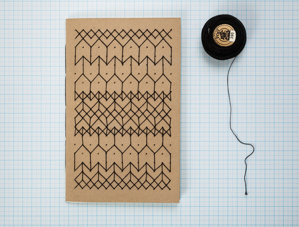 Embroidered A5 Sketchbook