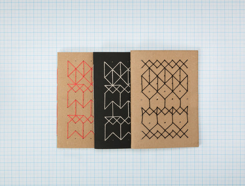 Embroidered A6 Sketchbook