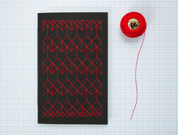 Embroidered A5 Sketchbook