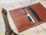 Handstitched Leather Personalized Passport Case