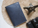 Handstitched Leather Personalized Passport Case