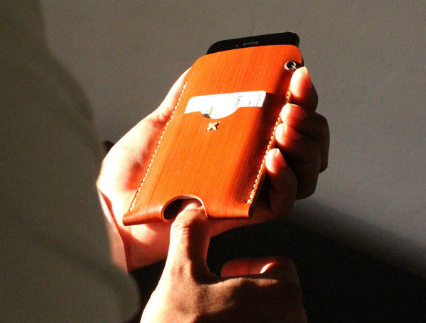 iPhone 6 Wallet in SADDLE
