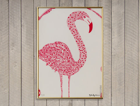 "Flamingo" Screen Print