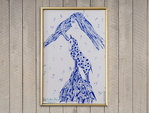 "Woman Totem Animal" Screen Print