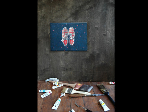 Her Shoes Art Print