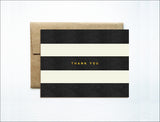 Foil Stripes Thank You Set