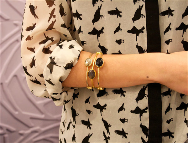 Black Onyx Emma Bangle
