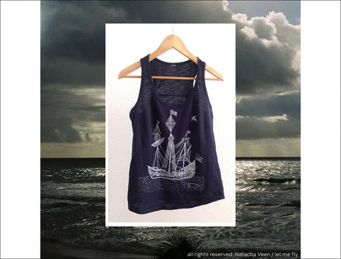 Boat Far Away Top