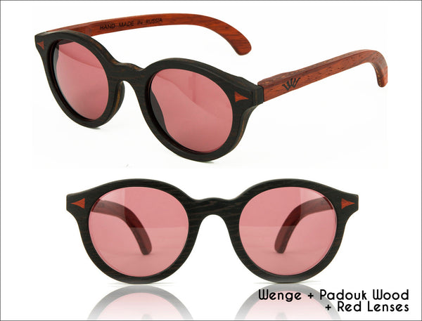Handmade Venezia Wood Sunglasses