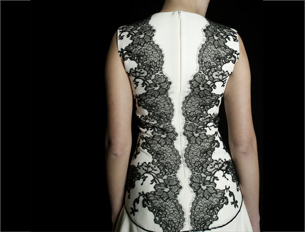 Embroidered Cocktail Dress