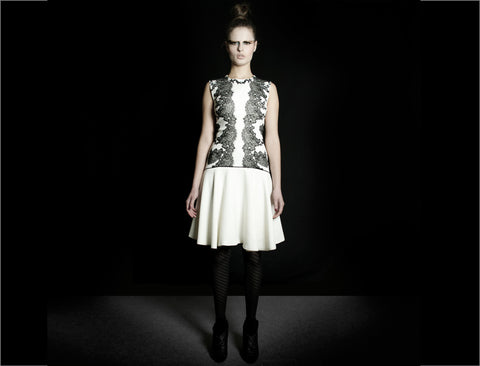 Embroidered Cocktail Dress
