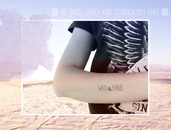 wild & free tattoo